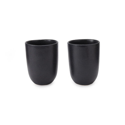 Malhou mug, black, 100% stoneware
