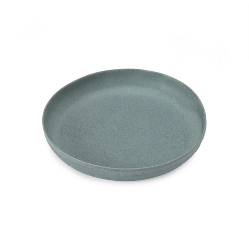 Malhou bowl, grey green, 100% stoneware | URBANARA plates & bowls