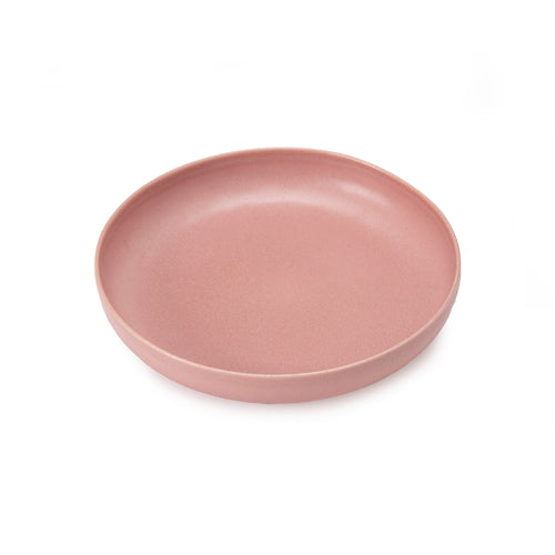 Malhou bowl, rouge, 100% stoneware | URBANARA plates & bowls