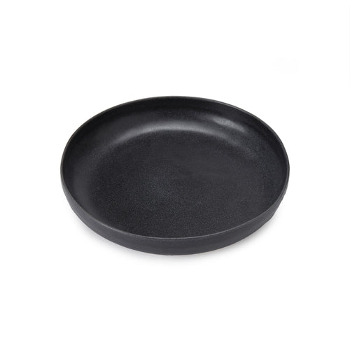 Malhou bowl, black, 100% stoneware | URBANARA plates & bowls