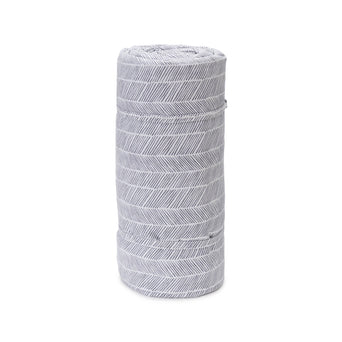 Mallur Picnic Blanket pigeon blue & natural white & pigeon blue, 100% cotton & 100% polyester