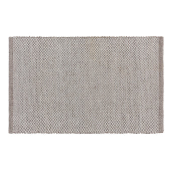 Doormat Mandal Light grey melange & White, 100% Recycled PET