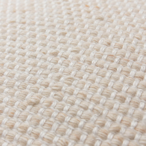 Cushion Cover Mandal Natural melange & White, 100% Recycled PET | URBANARA Cushion Covers