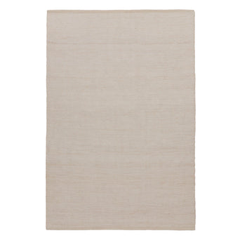Mandal Rug [Natural melange & White]