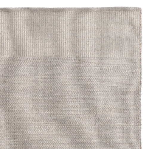 Mandir Rug grey & natural white, 100% cotton