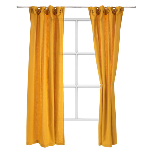 Maninho curtain, mustard, 100% cotton