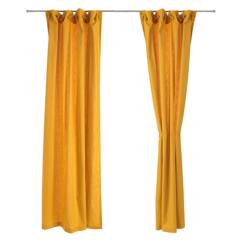 Maninho curtain, mustard, 100% cotton |High quality homewares