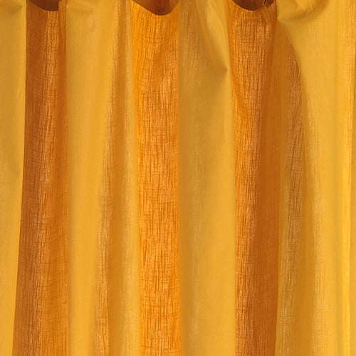 Maninho curtain, mustard, 100% cotton | URBANARA curtains