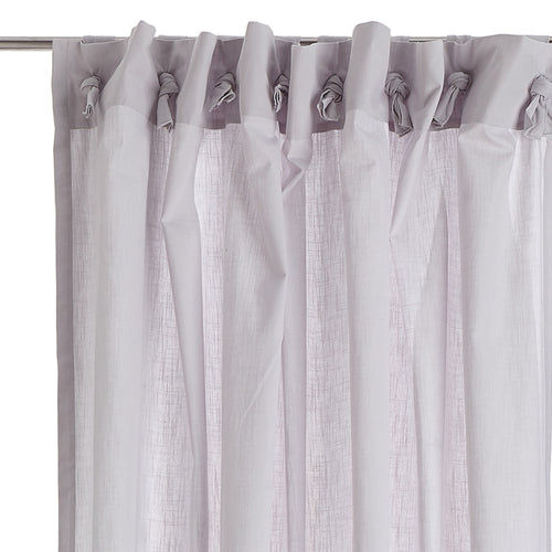 Maninho cotton curtain in silver grey | Home & Living inspiration | URBANARA