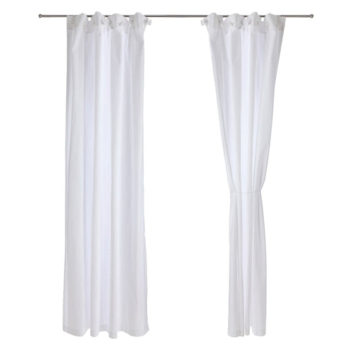 Maninho curtain, white, 100% cotton |High quality homewares