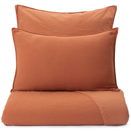 Manisa Muslin Bed Linen terracotta, 100% cotton