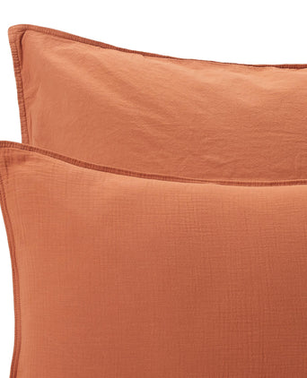 Manisa Muslin Bed Linen terracotta, 100% cotton