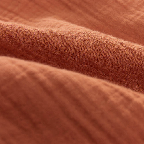 Manisa Muslin Bed Linen terracotta, 100% cotton | URBANARA cotton bedding