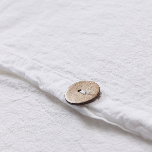 Manisa Muslin Bed Linen white, 100% cotton | High quality homewares