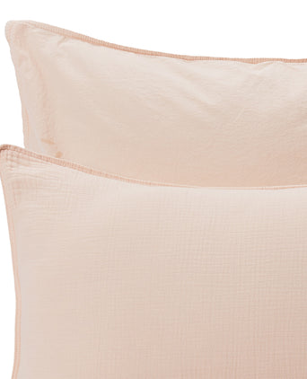 Manisa Muslin Bed Linen powder pink, 100% cotton