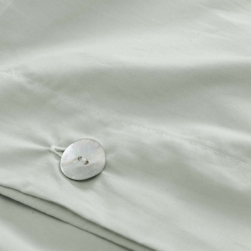 Manteigas Percale Pillowcase aloe green, 100% organic cotton | Find the perfect percale bedding