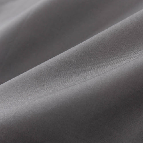 Manteigas Pillowcase charcoal, 100% organic cotton | URBANARA percale bedding