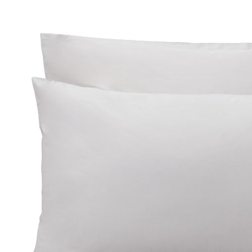Manteigas pillowcase, silver grey, 100% organic cotton | URBANARA percale bedding