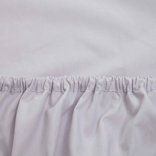 Manteigas Mini Percale Fitted Sheet silver grey, 100% organic cotton | URBANARA kids fitted sheets