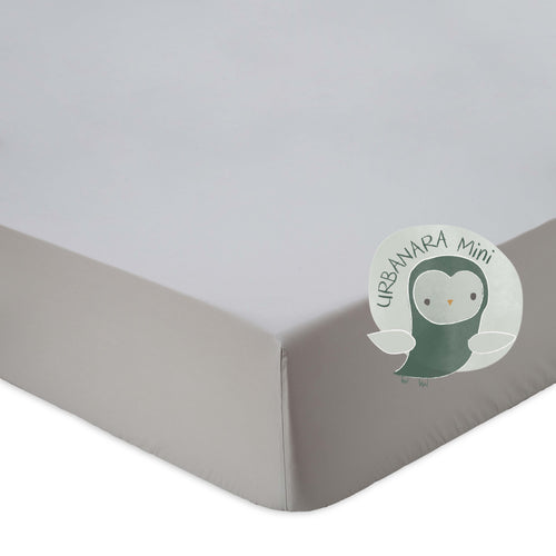 Manteigas Mini Percale Fitted Sheet aloe green, 100% organic cotton