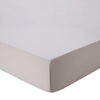 Manteigas fitted sheet, silver grey, 100% organic cotton