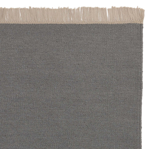 Manu rug, green grey, 50% new wool & 50% cotton