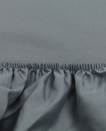 Marseille fitted sheet, light green grey, 100% cotton