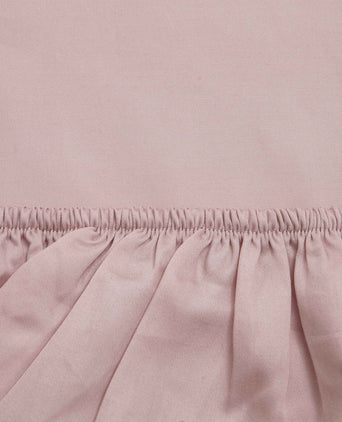 Marseille fitted sheet, powder pink, 100% cotton