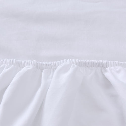 Marseille Deep Fitted Sheet in white | Home & Living inspiration | URBANARA
