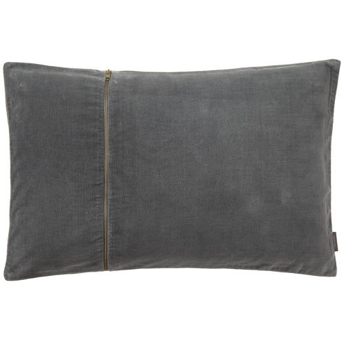 Masoori cushion, green grey, 100% cotton