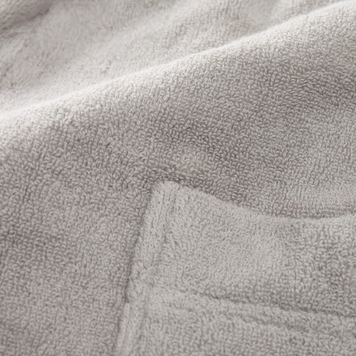 Merouco Organic Bathrobe light grey, 100% organic cotton | High quality homewares
