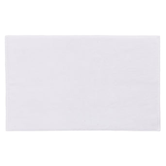 Merouco Organic Bath Mat white, 100% organic cotton