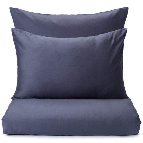 Millau Pillowcase[Dark grey blue] dark grey blue, 100% combed and mercerized cotton