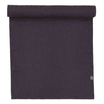 Minija table runner, dark grey, 100% linen
