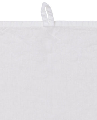 Miral tea towel, white, 100% linen