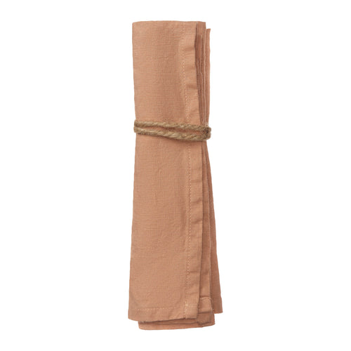 Napkin Miral Pale terracotta, 100% Linen