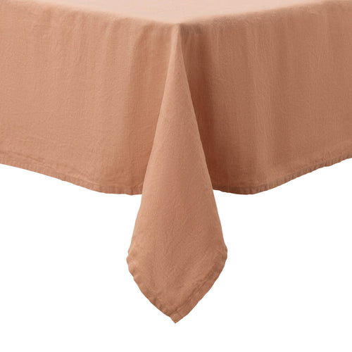 Table Cloth Miral Pale terracotta, 100% Linen