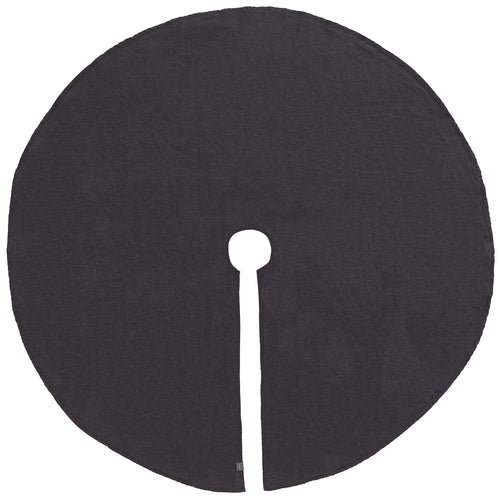 Miral christmas decoration, dark grey, 100% linen