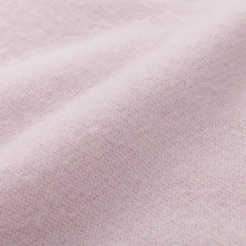 Miramar Wool Blanket powder pink, 100% lambswool | URBANARA wool blankets