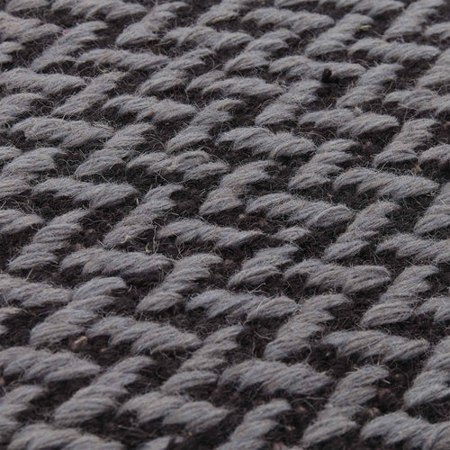Modiya rug, grey & light grey, 100% wool |High quality homewares