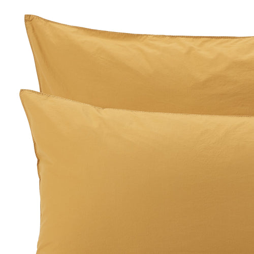 Moledo Pillowcase in ochre | Home & Living inspiration | URBANARA
