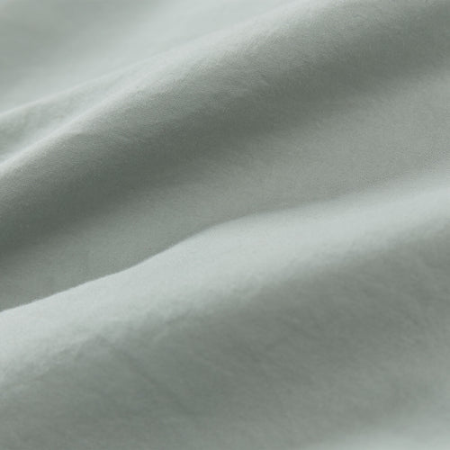 Moledo Percale Bed Linen sage green, 100% organic cotton | URBANARA percale bedding