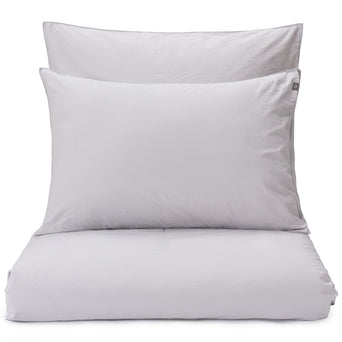 Moledo Percale Bed Linen silver grey, 100% organic cotton