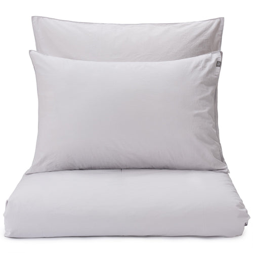 Moledo Pillowcase silver grey, 100% organic cotton