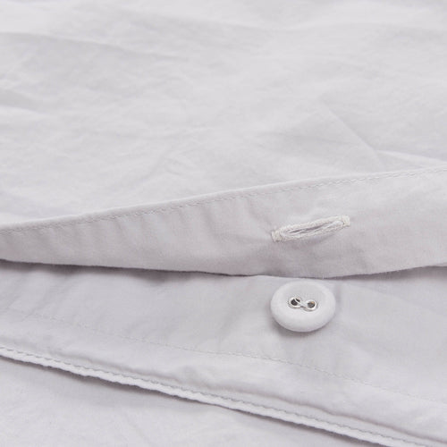 Moledo Pillowcase silver grey, 100% organic cotton | Find the perfect percale bedding
