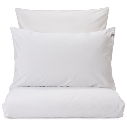 Moledo Percale Bed Linen white, 100% organic cotton