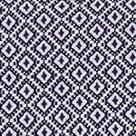 Mondego Cushion dark blue & white, 100% cotton | URBANARA cushion covers