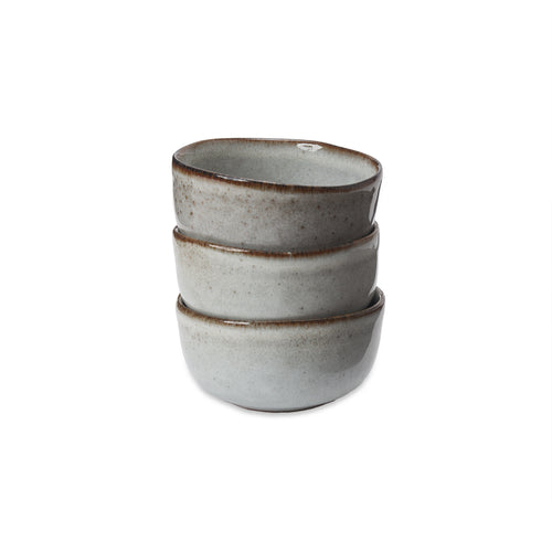 Montijo Bowl light grey, stoneware