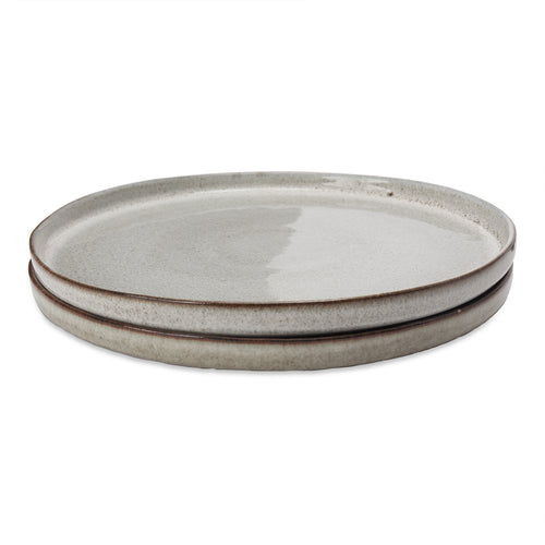 Montijo Plate light grey, stoneware