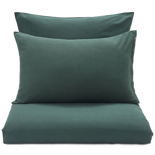 Montrose Flannel Pillowcase dark green, 100% cotton